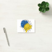 Ukraine unterstützt Sonnenblumen Post-it Klebezettel (Büro)