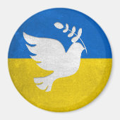 Ukraine-Unterstützung - Flagge - Stehen Sie mit de Magnet (Vorne)