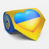 Ukraine - Unterstützung - Frieden - ukrainische Fl Krawatte (Gerollt)
