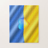 Ukraine - Unterstützung - Frieden - ukrainische Fl Puzzle (Vertikal)