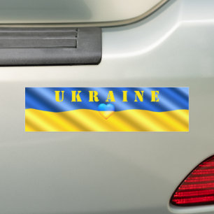 Ukraine - Unterstützung - Friedensfreiheit - ukrai Autoaufkleber