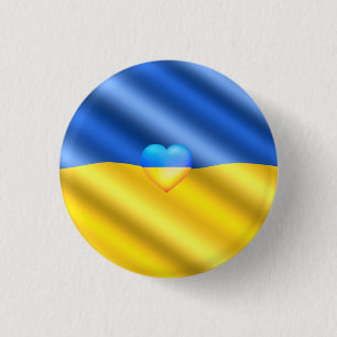 Ukraine - Unterstützung - Friedensfreiheit - ukrai Button