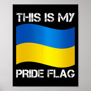 Ukraine Unterstützung Ukraine-Flagge Freiheit Soli Poster