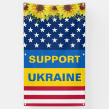 Ukraine USA Amerikanische Sonnenblumen Unterstützu