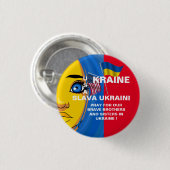 UKRAINE USA BUTTON (Vorne & Hinten)