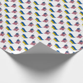 UKRAINE USA GESCHENKPAPIER (Ecke)