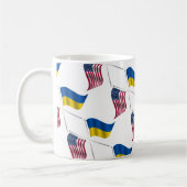 UKRAINE USA Kaffee-Tasse Kaffeetasse (Links)