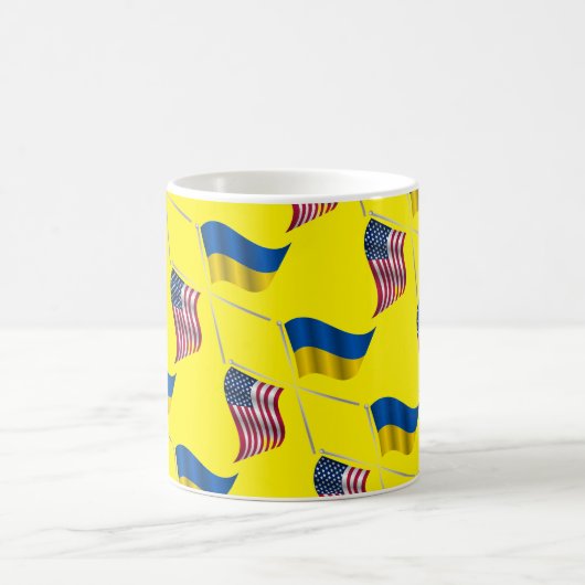 UKRAINE USA KAFFEETASSE (Mittel)