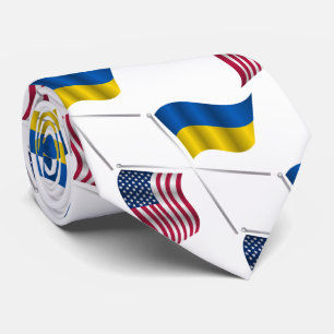 UKRAINE USA KRAWATTE