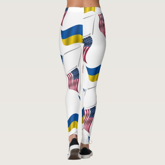 UKRAINE USA LEGGINGS (Rückseite)