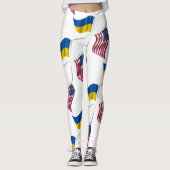 UKRAINE USA LEGGINGS (Vorderseite)