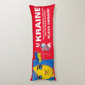 UKRAINE USA SEITENSCHLÄFERKISSEN (Rückseite (Vertikal))