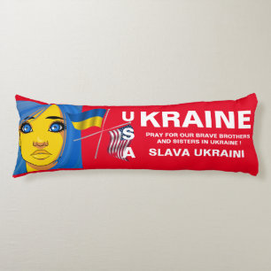 UKRAINE USA SEITENSCHLÄFERKISSEN