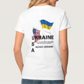 UKRAINE USA T - SHIRT (Rückseite)