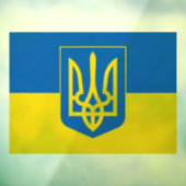 Ukraine-Verbindung, Fensterzeichen, Tryzub, ukrain Fensteraufkleber (Blatt 3)