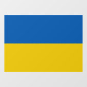 Ukraine-Verbindung, Fensterzeichen, ukrainische Fl Fensteraufkleber (Blatt)