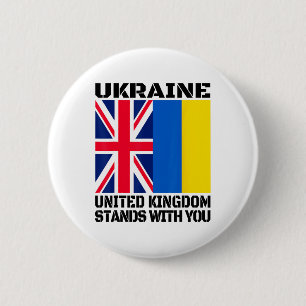 Ukraine Vereinigtes Königreich Steht An Deiner Sei Button