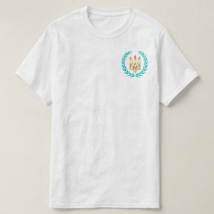 Ukraine Victory-T-Shirt mit Lorbeerkranz T-Shirt