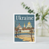 Ukraine Vintager berühmter Reiseort Postkarte (Stehend Vorderseite)