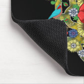 Ukraine Vögel Rote Mohnblumen Trysub Retro Ukraini Mousepad (Ecke)