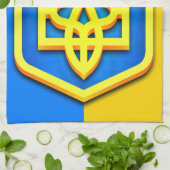 Ukraine-Wappen Handtuch (Gefaltet)