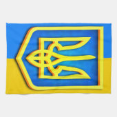 Ukraine-Wappen Handtuch (Horizontal)