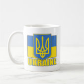 Ukraine-Wappen Kaffeetasse (Links)