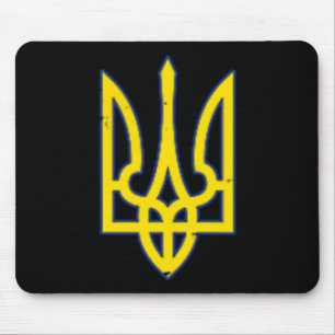 Ukraine-Wappen-Shirt Unterstützen Sie die Ukraine Mousepad