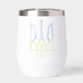 Ukraine-Wappen-Trident-Trendsub-Spiralmuster (Rückseite)