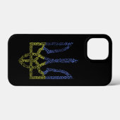 Ukraine-Wappen-Trident-Trendsub-Spiralmuster Case-Mate iPhone Hülle (Rückseite (Horizontal))