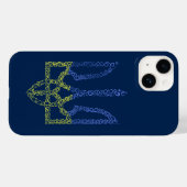 Ukraine-Wappen-Trident-Trendsub-Spiralmuster Case-Mate iPhone Hülle (Rückseite (Horizontal))