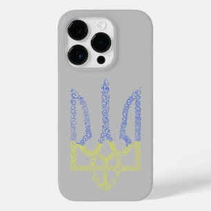 Ukraine-Wappen-Trident-Trendsub-Spiralmuster Case-Mate iPhone 14 Pro Hülle
