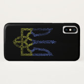 Ukraine-Wappen-Trident-Trendsub-Spiralmuster Case-Mate iPhone Hülle (Rückseite (Horizontal))