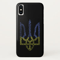 Ukraine-Wappen-Trident-Trendsub-Spiralmuster