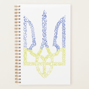 Ukraine-Wappen-Trident-Trendsub-Spiralmuster Planer