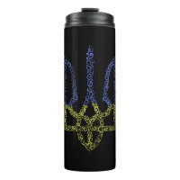 Ukraine-Wappen-Trident-Trendsub-Spiralmuster