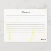 Ukraine Wasserfarbenkarte Postkarte (Rückseite)