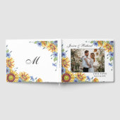 Ukraine Watercolor Wedding FOTO Gästebuch (Voll)