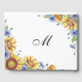 Ukraine Watercolor Wedding FOTO Gästebuch (Rückseite)