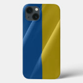 Ukraine Waving Flag - Case-Mate iPhone Hülle (Rückseite)