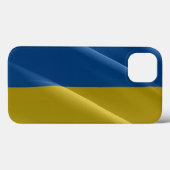 Ukraine Waving Flag - Case-Mate iPhone Hülle (Rückseite (Horizontal))
