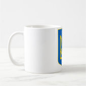 Ukraine wenig Wappen Kaffeetasse (Links)