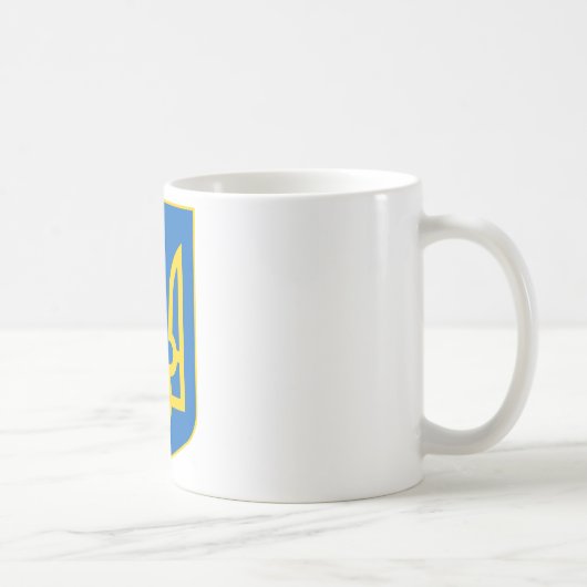 Ukraine wenig Wappen Kaffeetasse (Rechts)