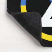 Ukraine-Widerstandssymbol I im Stand mit Ukraine Mousepad (Ecke)
