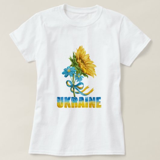 UKRAiNE WIR STEHEN VON IHNEN T-Shirt (Design vorne)