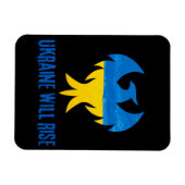 Ukraine wird Phoenix aufziehen Magnet (Horizontal)