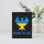 Ukraine wird Phoenix aufziehen Postkarte (Stehend Vorderseite)