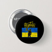 Ukraine Wolverines Button (Vorne & Hinten)