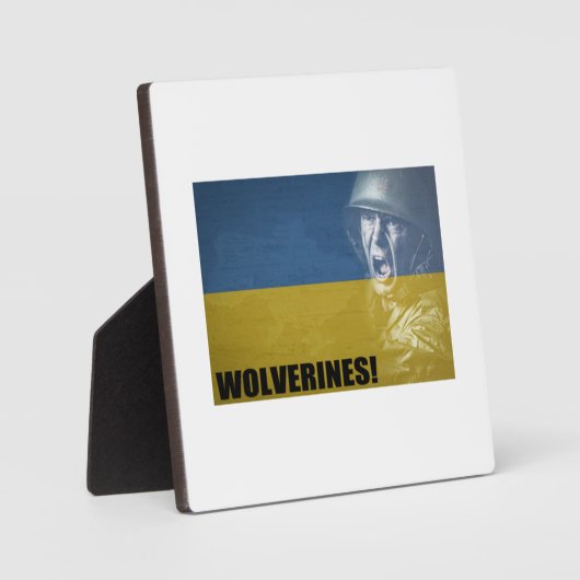 Ukraine Wolverines! Fotoplatte (Vorderseite)