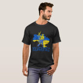 Ukraine Wolverines Liebe Support, Wolverines Ukrai T-Shirt (Vorne ganz)